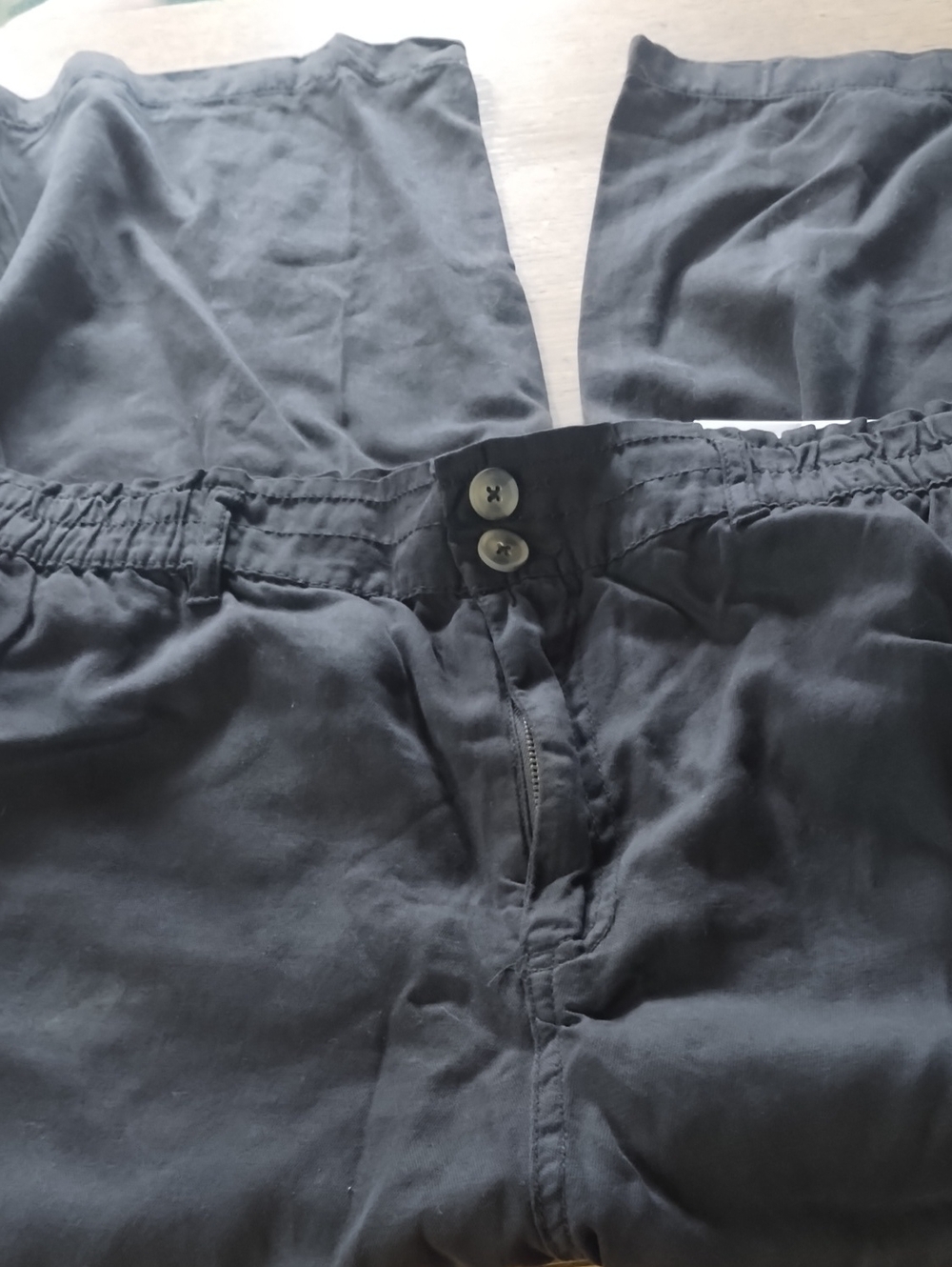 Maurices Black Elastic Waist Chinos